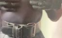 Black smoking muscle stepdad: Muscle Kink Smoke Leather Latex &amp;amp; Dildo Cum Sessiont