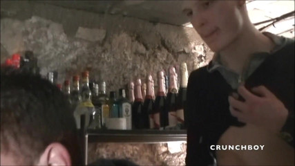 Crunch Boy: Barman fucked by his collegue restaurant