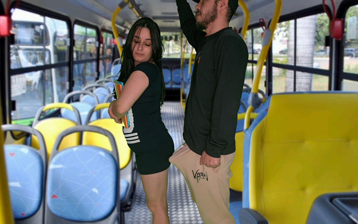 Jennyferpimenta: Studentka ošukaná a ošukaná uvnitř autobusu na veřejnosti!