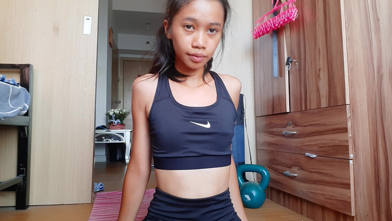 Creamberryfairy: Part 2: After Workout Sweaty Orgasm