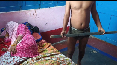 Sobha rani: Wanita seksi panas langsing dikongkek secara rahsia dalam bilik daripada...