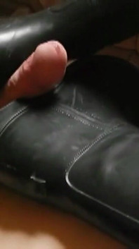 Die Reiterstiefel Wichsen