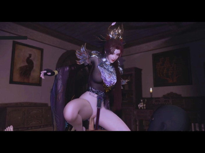 X Hentai: वासना की वर्चुअल देवी से परे घुमाव - 3डी एनीमेशन हेनतई