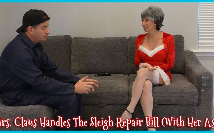 Milf Stella: Mrs Claus hanterar Sleigh reparationsräkning med sin röv - fucktacular E63 -...