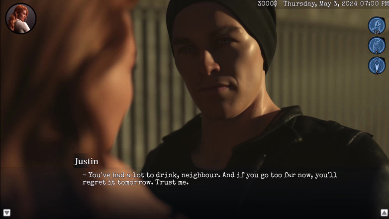 Kitty Gamer: Boundaries of Morality 1 Justin Rubbed His Cock Between Emma Tights...