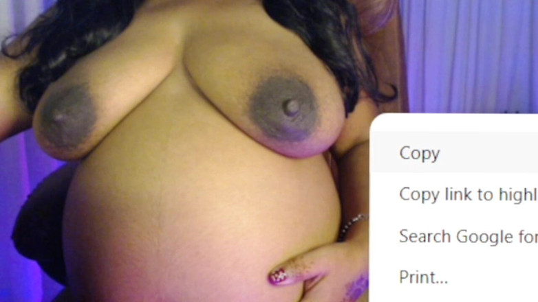 HotGirl21: Pregnent lady nóng bỏng chơi với âm hộ đầy lông vú và...