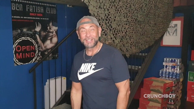 Fun bareback meeting in Barcelona: RocはDavid Mybrunによって生で犯された