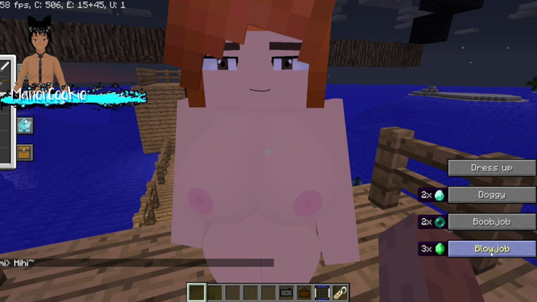 Manor Cookie: MineCraft Jenny Mod Fapcraft - Нами, жадная и горячая женщина с большими сиськами и задницей!