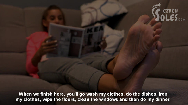 Czech Soles - foot fetish content: Gym Feet Domination and Rough Foot Throttle