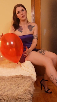 Popped in passion: sorpresa fetish del palloncino