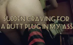 Antojo repentino por plug anal