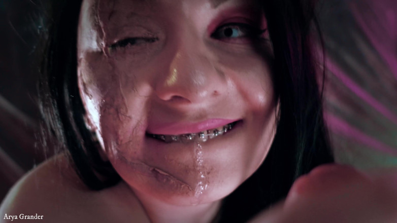Arya Grander: Curvy hot MILF - evil witch solo pussy masturbation and pee...