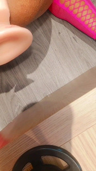 我的女主人想让我玩弄我的新塞子，然后操我