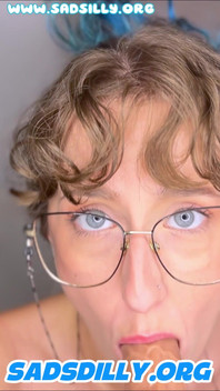 Sad Silly Sex Therapist Teaches You How to Cum in Her Mouth
