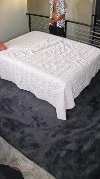 Gangbang v zákulisí se sexy orgií