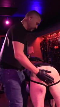 Spanking and Fucking Slave in Dungeon