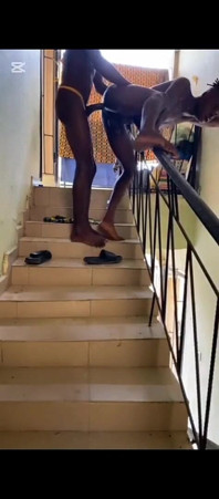 We Were Caught Fucking on the Staircase