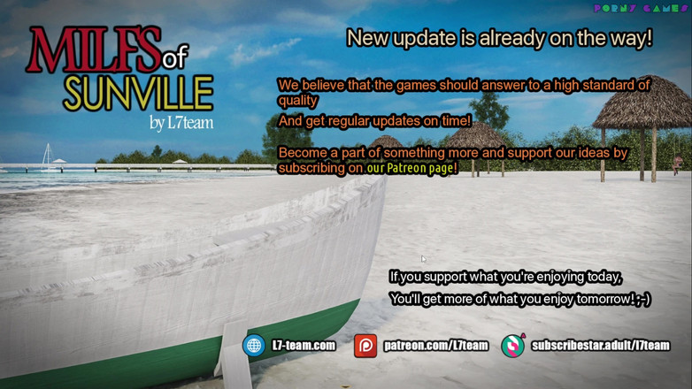 Porny Games: L7teamによるサンビルのMILF - グループセックスとアナル中出し74