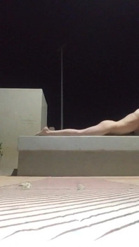 Playing Naked with Piss in Public Until Cum