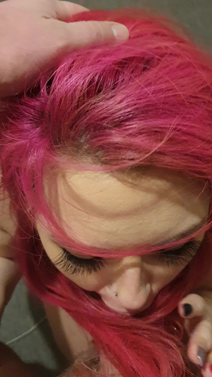 Mandy Foxxx: Schlampig, nass &amp; schmutziger Haarjob mit sperma im haar