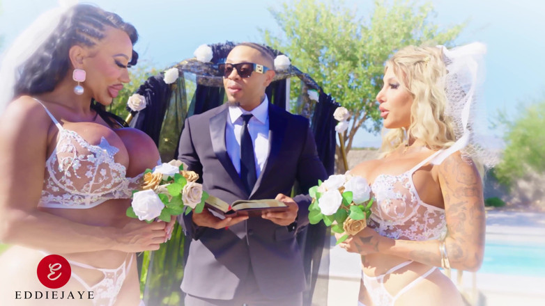 Eddie Jaye: Ava and Kitana's Wedding Threesome