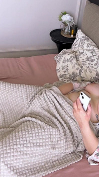 He Came Back Early and Caught Me Masturbating and Started to Eat My Pussy