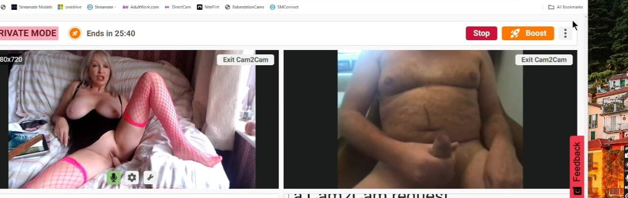 British Cougar: Cam to Cam He Makes Me Cum