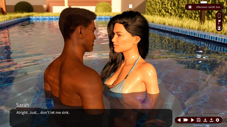 Dirty GamesXxX: Šepoty touhy: Lekce plavání pro sexy manželku - epizoda 31