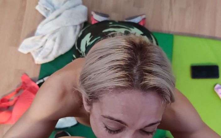 Mary Rider Pornstar: #pornfitness: #bigcock #blowjob #squat dla blondynki #milf i #facial #cumshot