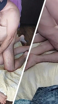 Stříkám na tělo své ženy.
