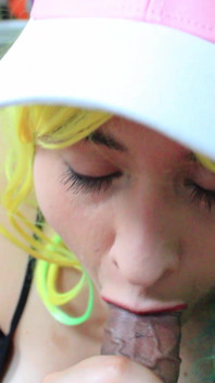 POV Blowjob Green Hair