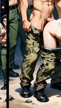 퇴근 후 욕심 많은 작은 엉덩이를 따먹는 베테랑들. Yaoi 헨타이 애니메이션.