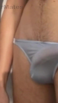 2 Curious Roommates Showing on Cam Their Tiny See-through Briefs