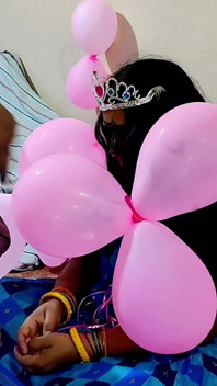 Indian Housewife on Her Birthday