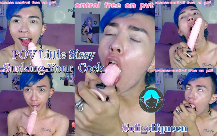 Sofi_elfqueen: Bakış açısı küçük kadın kılıklı sürtük yarağını emiyor