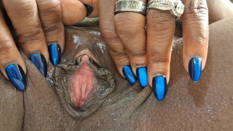 Trapper Woodstock: Azul desagradable follada en la cara con lápiz labial