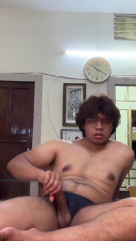 Horny Desi Twink Bitch Loses Control at Home