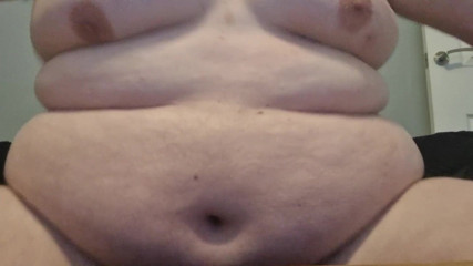 Big man: Bouncing boobs