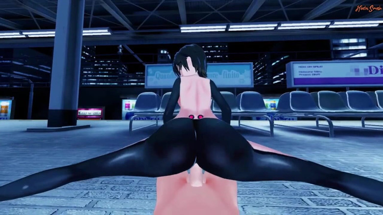 Hentai Smash: Drăguța Vtuber Roboco este umplută cu spermă de la pov -...