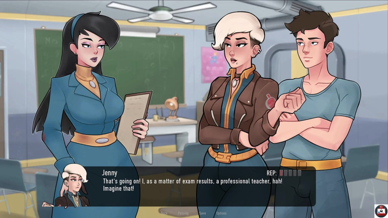 Joystick Cinema: Deep Vault 69 - （第2部分） - 她向我扔了内裤