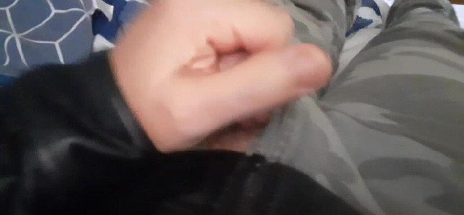 Rusty Sunnybrook: Cum in a black leather jacket