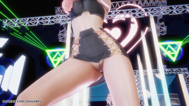 3D-Hentai Games: Mmd dvakrát - Nemohu mě zastavit Seraphine Sexy striptýz League of...