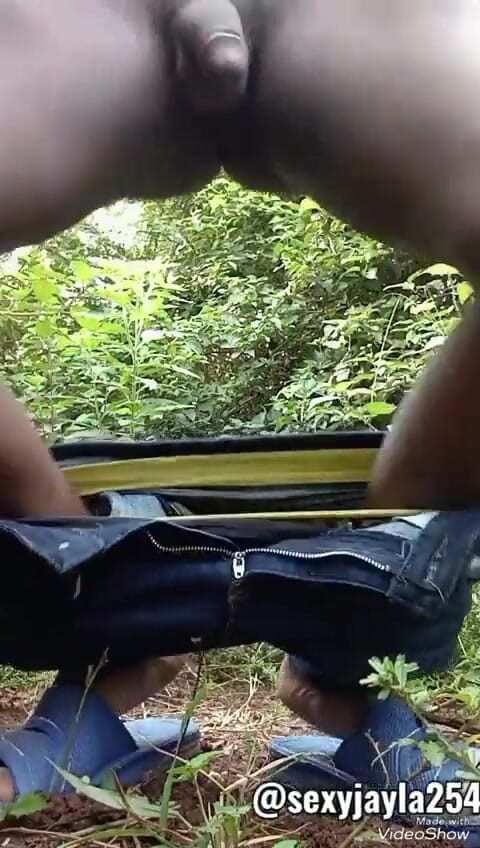 Sexyjayla254: Horny Boy Alone in the Woods Jerking off and Shooting...