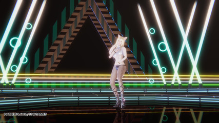 3D-Hentai Games: [mmd] Everglow - Bon Bon Chocolat Ahri Sexy Striptýz 4K 60fps