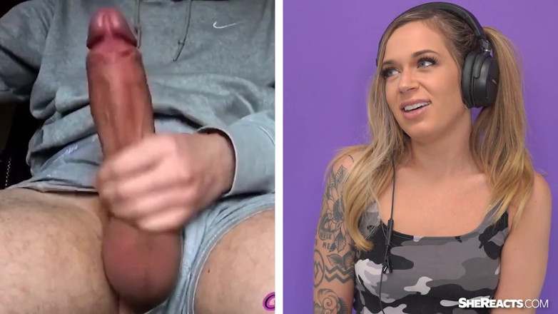 SheReacts: Réaction à la grosse bite de Rory Knox en solo