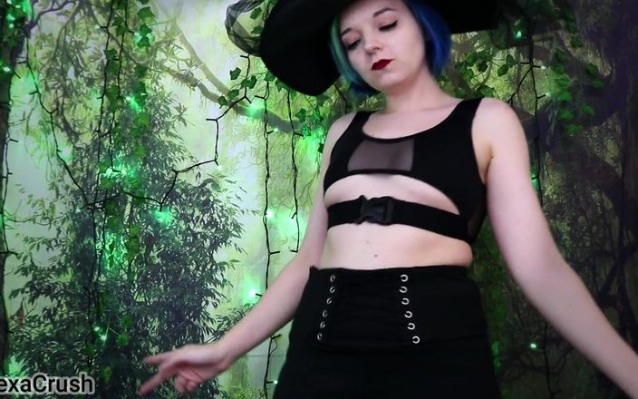 AlexaCrush: Witchy JOI - contagem regressiva, masturbação, instrução, punheta em primeiro plano