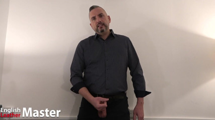EnglishLeathermaster: Teacher Uses Masturbator and Gives JOI