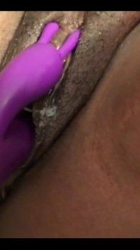 My New Toy While Fucking My Phat and Super Tight Pussy