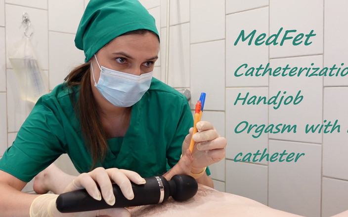 Mistress Priest: Medfet catheter lagi asik mainin kontol, ngocok kontol dan muncrat...