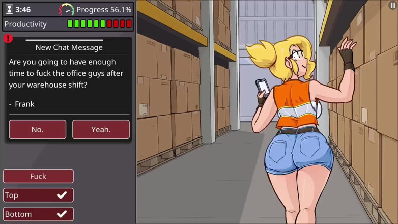 Xr Gamer: Une fille à gros nichons à gros cul baise deux énormes bites - à peine...